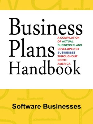 cover image of Business Plans Handbook: Software Businesses